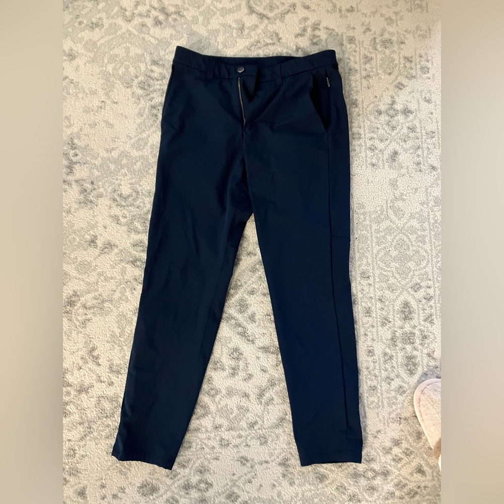Men’s Lululemon Navy Blue 32” ABC Slim Fit Pants